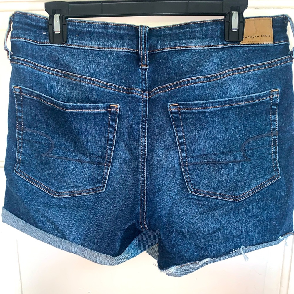American Eagle high waisted jean shorts size 12